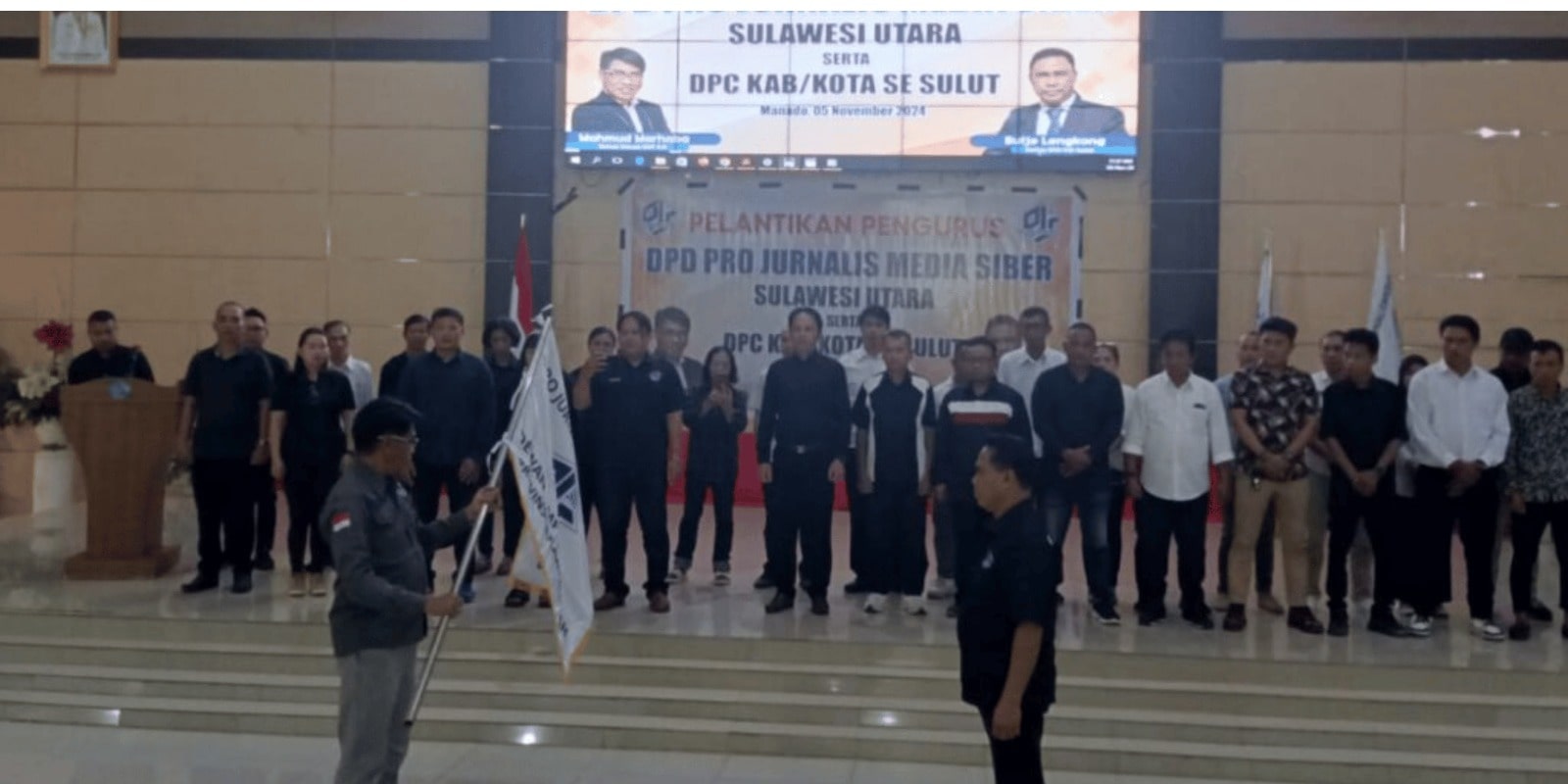 Ketum PJS Mahmud Marhaba Lantik DPD dan DPC PJS se Sulut