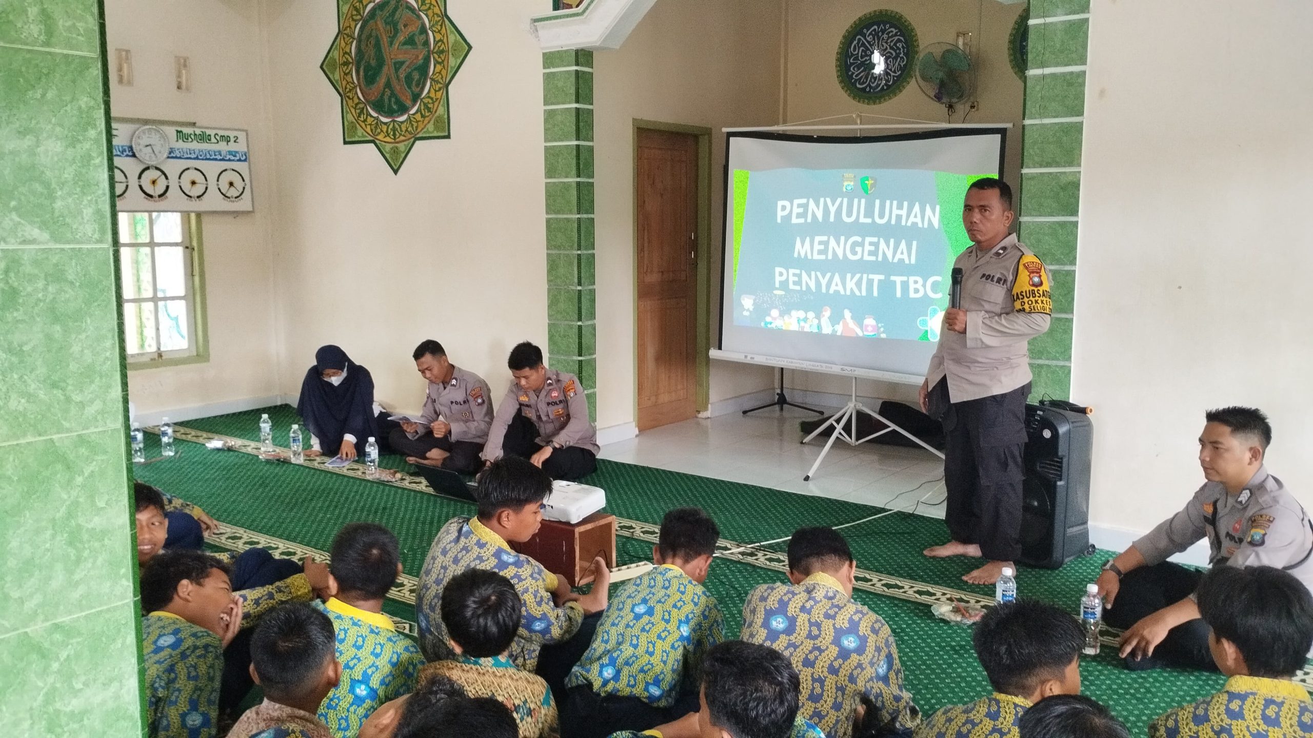 Dokkes Polres Lingga Sosialisasi Bahaya Penyakit TBC di Lingkungan Sekolah