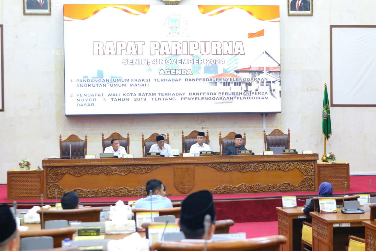 Pemko Batam Restui Ranperda Pendidikan Dasar untuk Kemajuan Pendidikan