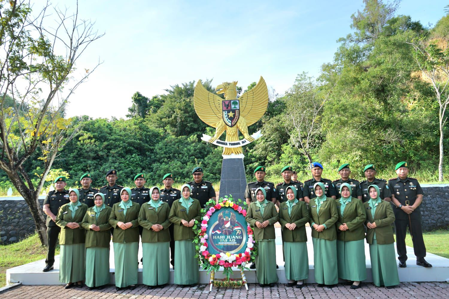 Kodim 0103/Aceh Utara Ziarah-Tabur Bunga Jelang Hari Juang Kartika