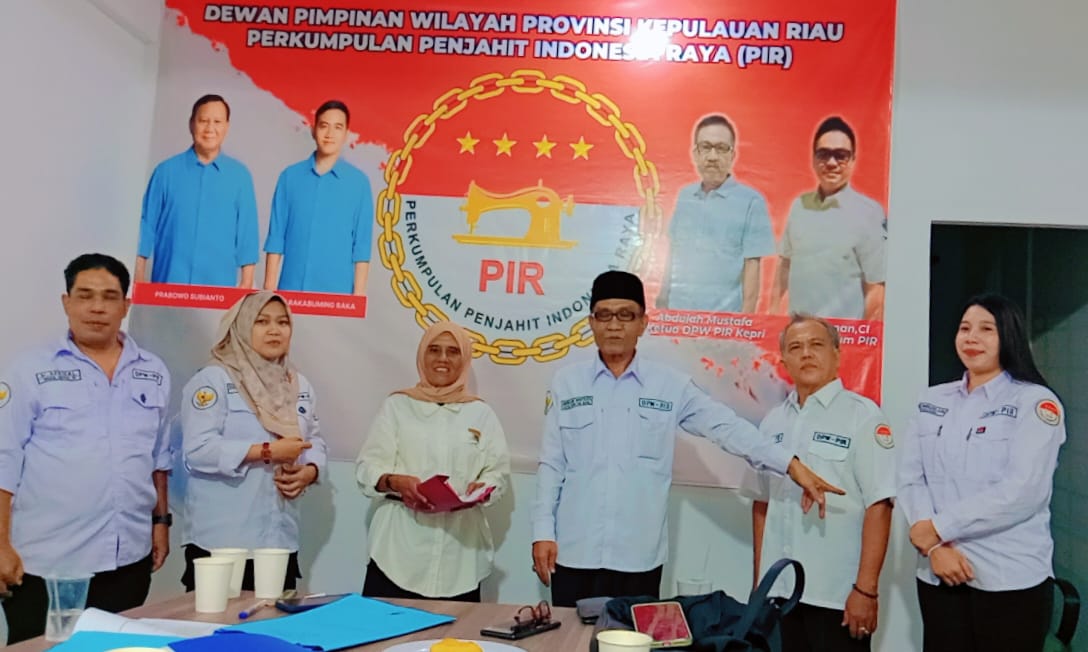 Ketua DPW Perkumpulan Penjahit Indonesia Raya (PIR) Provinsi Kepri Spaikan Program Pemerintah Pusat