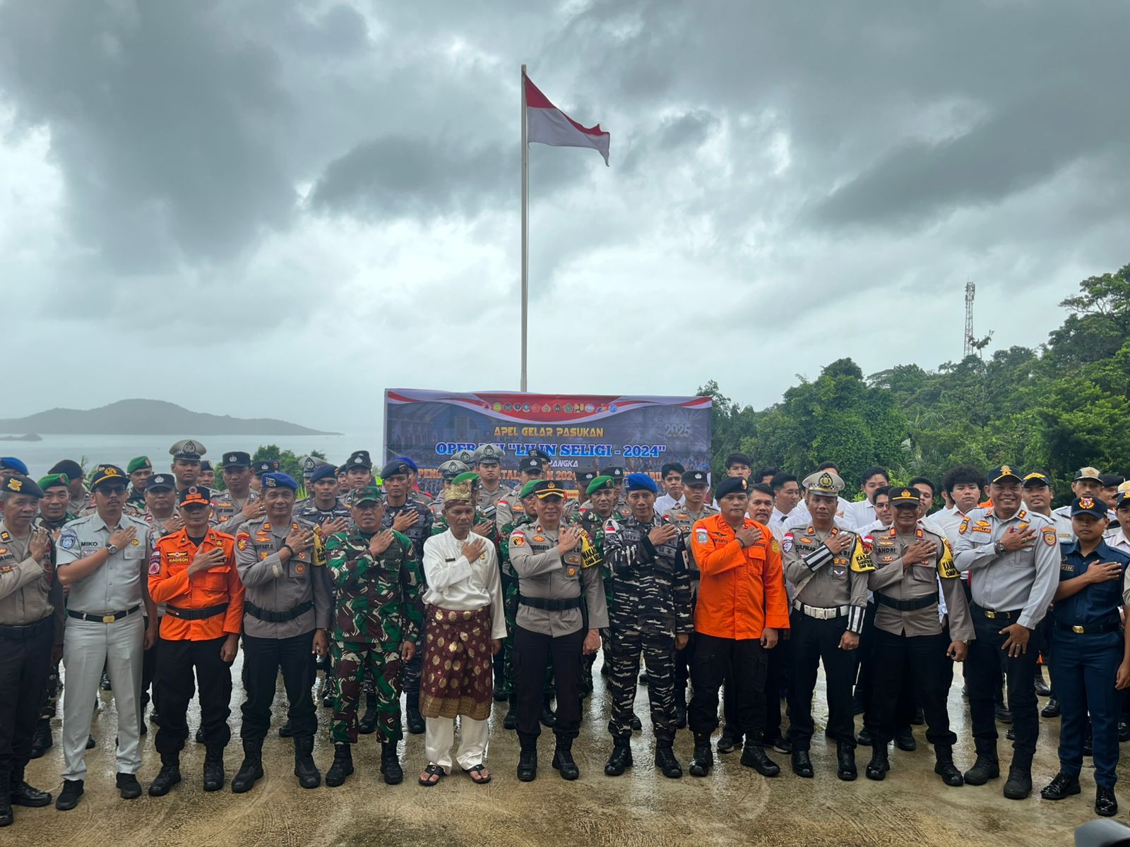 Apel Gelar Pasukan Operasi Lilin Seligi 2024, Polres Anambas Siap Amankan Nataru