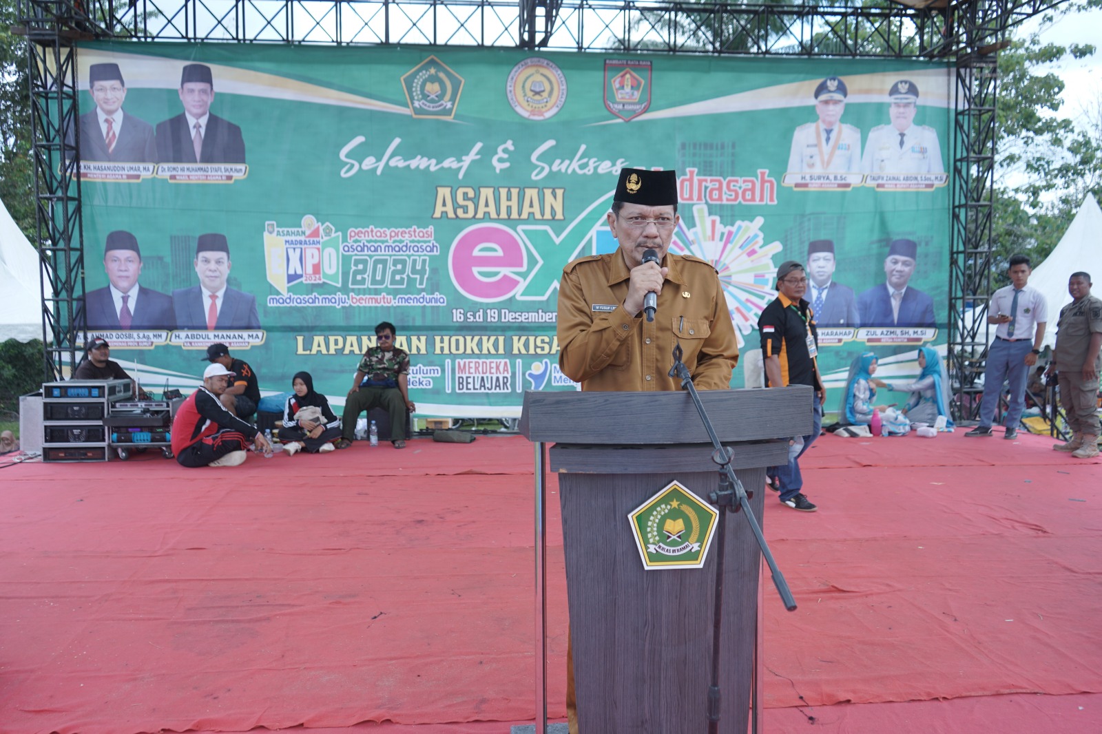 Bupati Surya Buka Asahan Madrasah Expo 2024