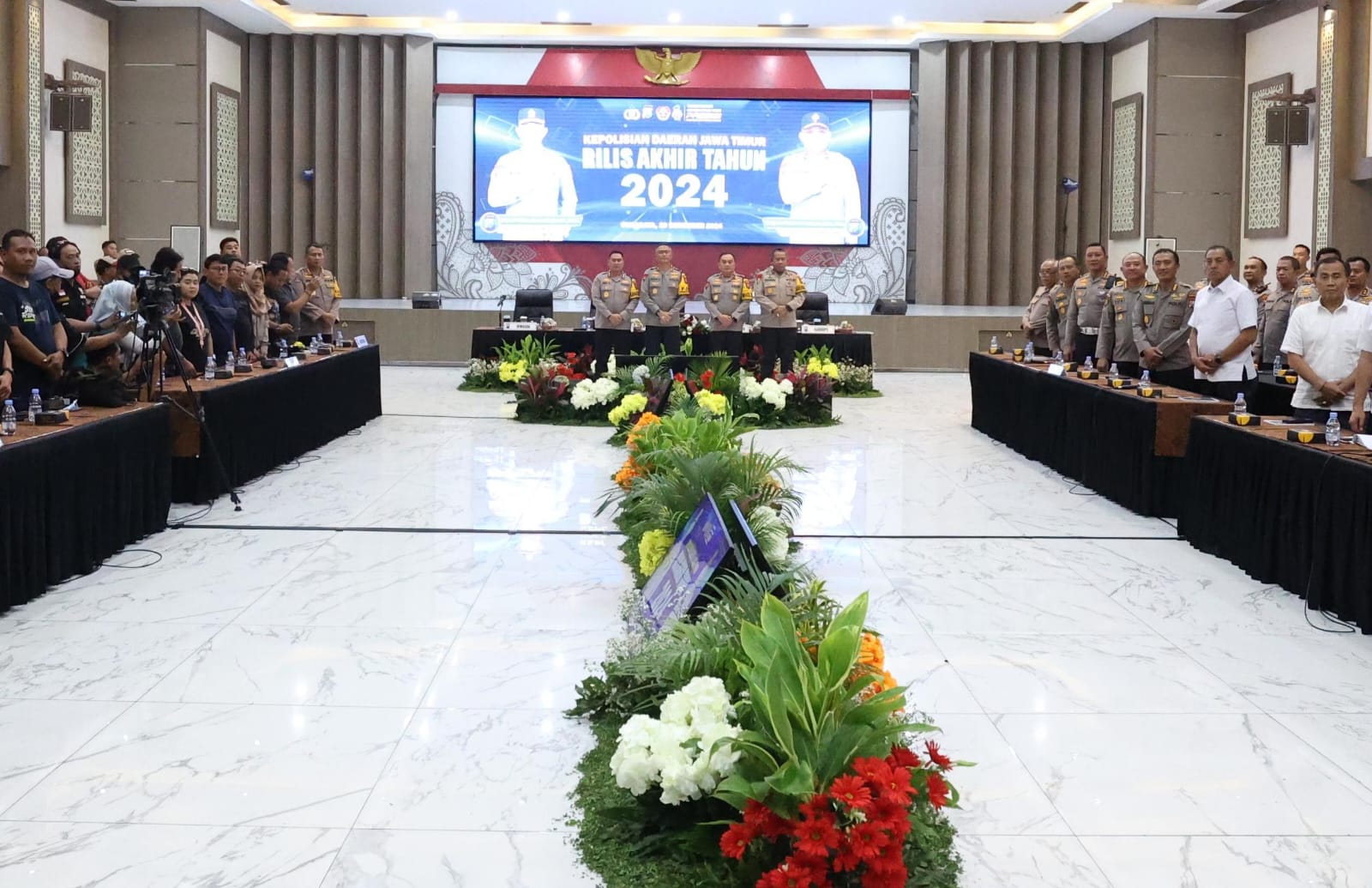 Refleksi Akhir Tahun 2024, Polda Jatim Komitmen Wujudkan Kamtibmas Kondusif dan Berantas Perjudian