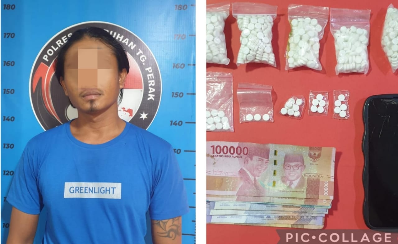 Satresnarkoba Polres Tanjung Perak Amankan Pengedar Narkoba dan Menyita 787 Butir Pil LL Siap Edar