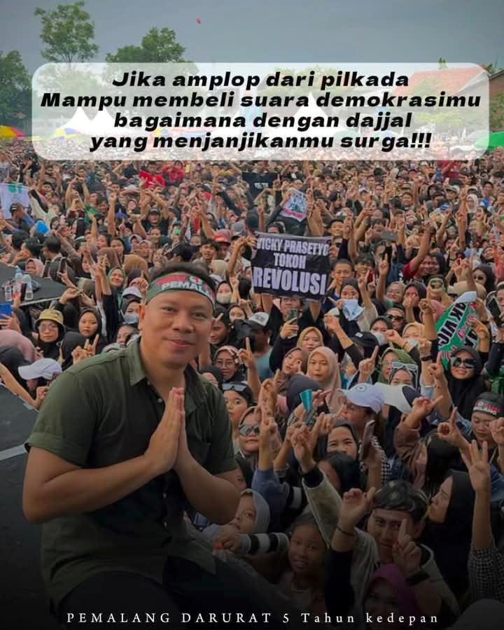 Menggugat Ke MK! Vicky Prasetyo : Sebagai Gladiator Demokrasi Saya Ingin Pilkada Pemalang Bersih, Jujur, Demi Martabat Demokrasi