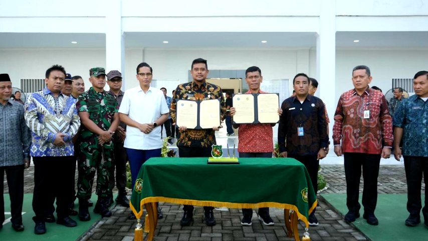 Wali Kota Medan Bobby Nasution Resmikan Gedung Rumah Perlindungan Sosial