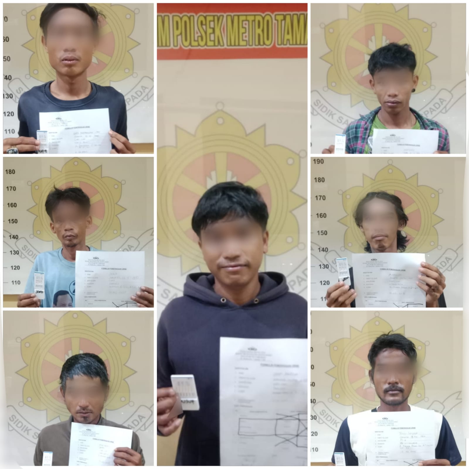 Berawal dari Aduan Instagram, Polsek Metro Tamansari Amankan 7 Pak Ogah Yang Meresahkan Masyarakat, Urine Positif Sabu