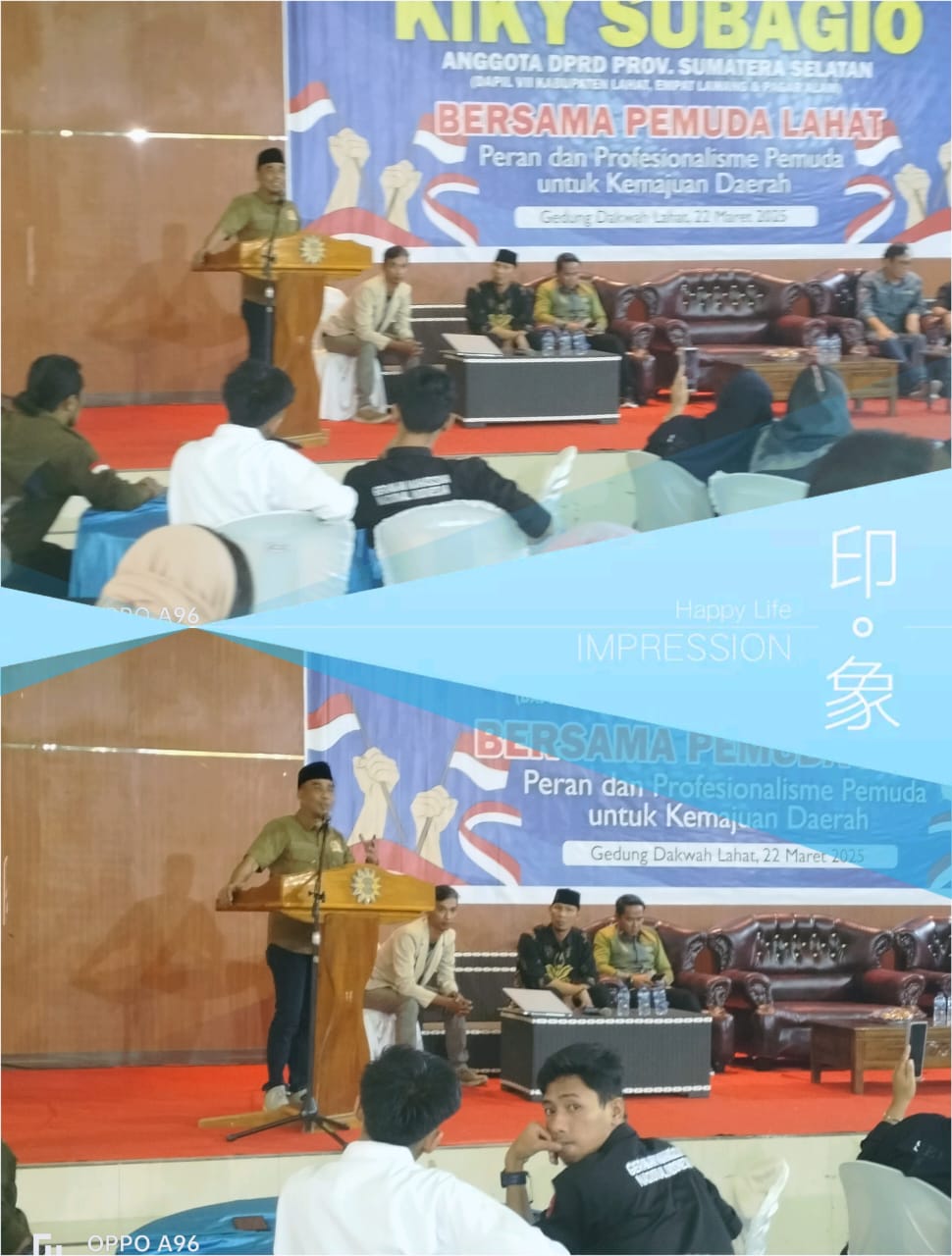 Anggota DPRD Sumsel Komisi V, Kiky Subagio Gelar Pertemuan Sekaligus Bersilaturahmi dengan Para Pemuda Lahat
