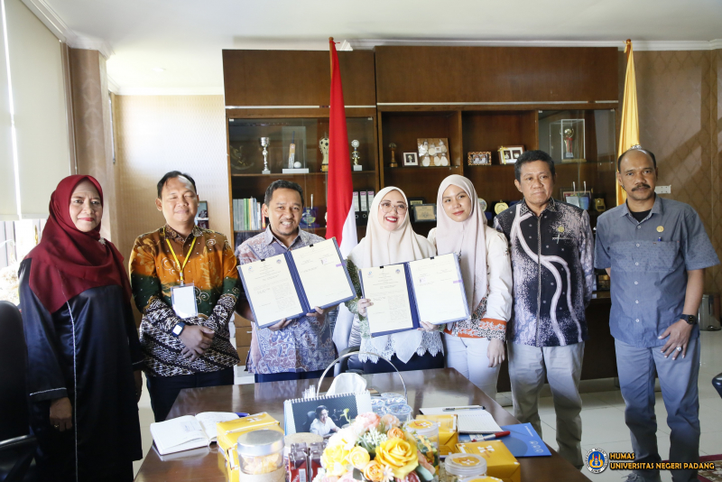 UNP Selalu Membuka Kerja Sama Dengan Berbagai Lembaga Termasuk Perguruan Tinggi
