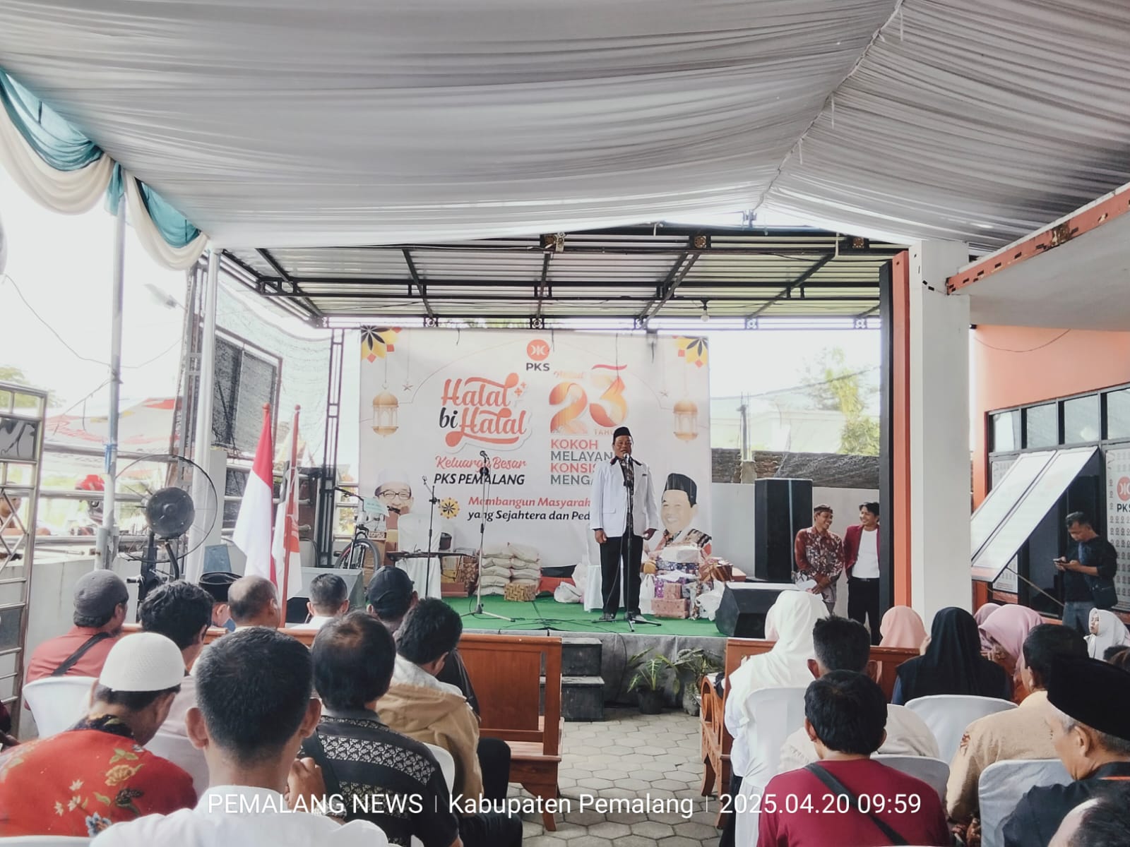 PKS Gelar Halalbihalal dan Peringati Milad ke-20 di Pemalang, Penuh Hidmat Hangat 2025.
