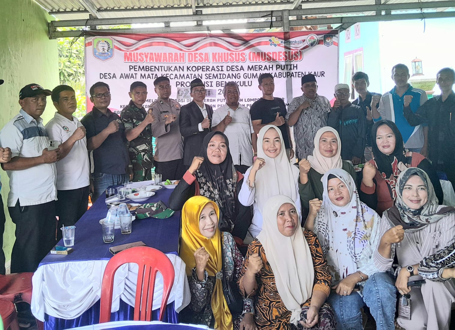 Dukung Program Pemerintah, PemDes Awat Mata Laksanakan Pembentukan Koprasi Merah Putih