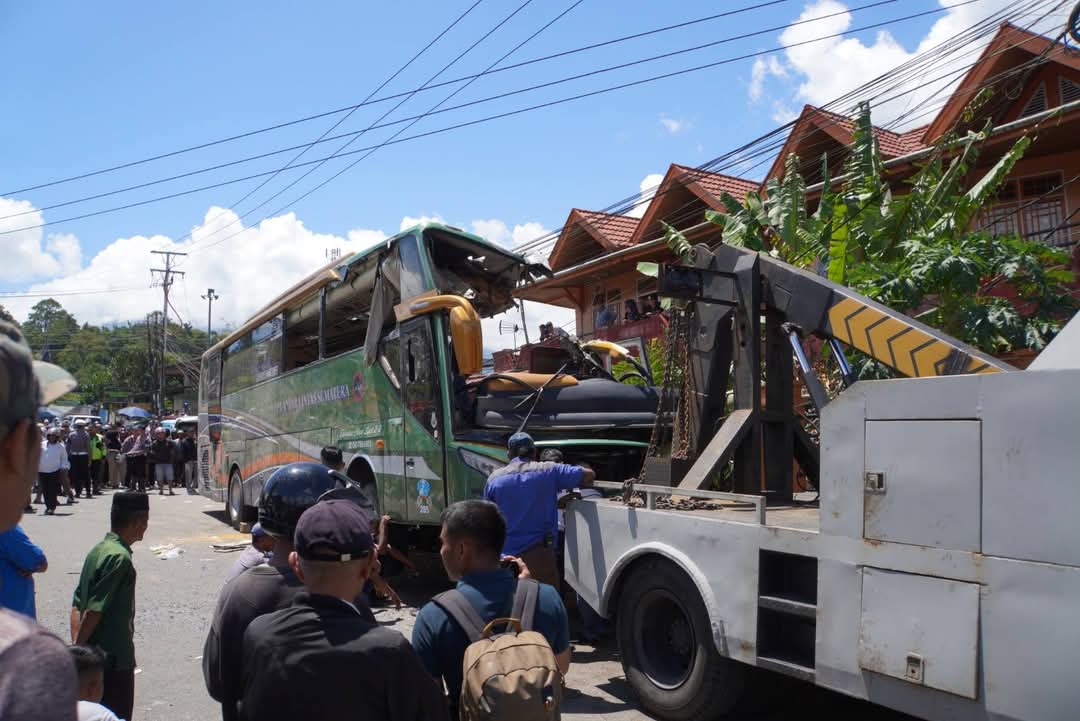 Kecelakaan Bus ALS di Padang Panjang,  12 Orang Meninggal Dunia