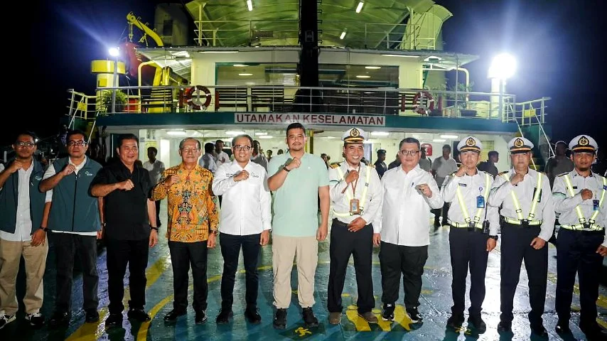 Bobby Nasution Lepas Perdana Kapal Jatra II, Soroti Calo dan Pungli di Pelabuhan