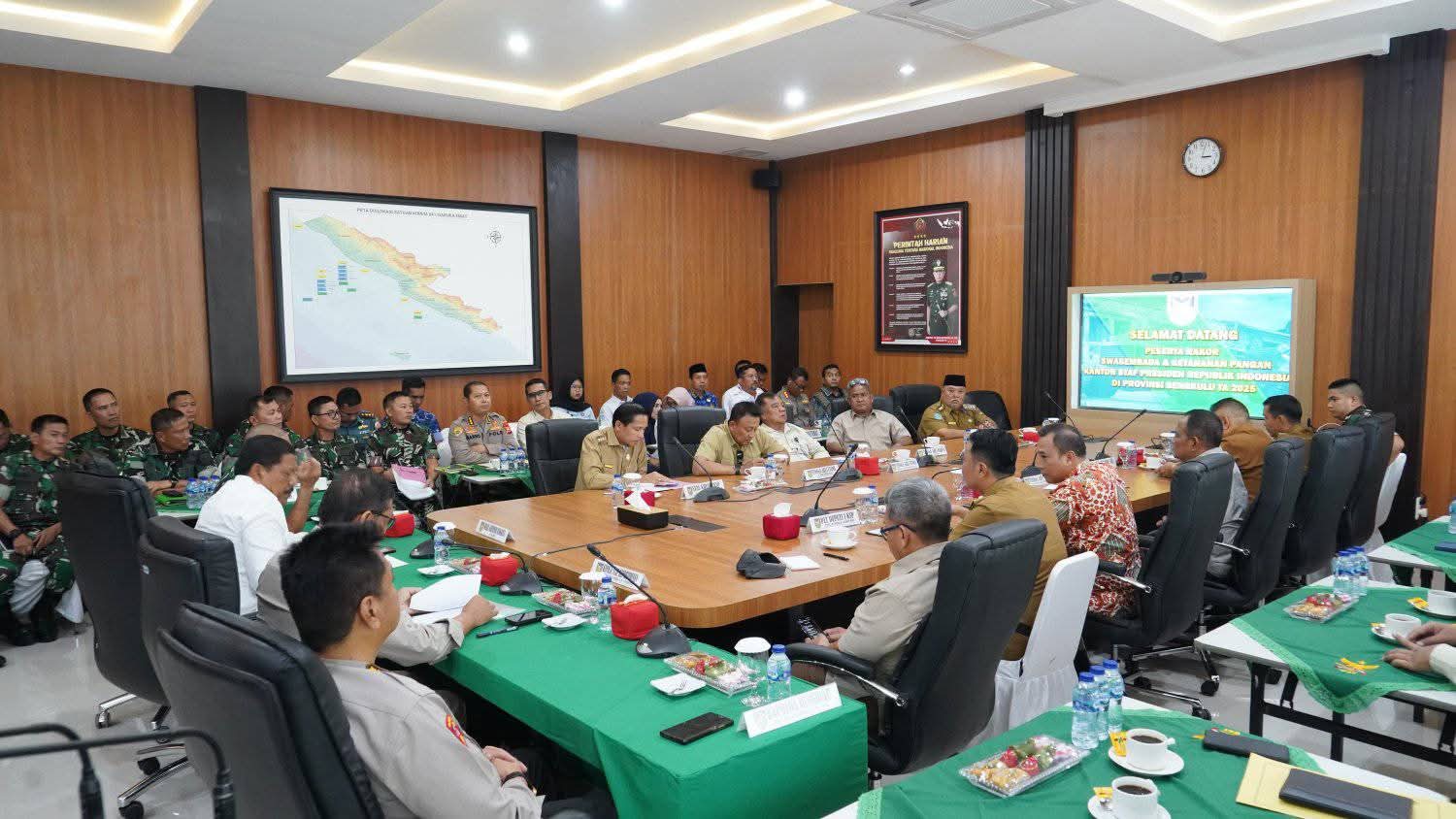 Bupati Rifai Tajudin Hadiri Rakor Ketahanan Pangan, Tegaskan Komitmen Bengkulu Selatan Dukung Swasembada Nasional
