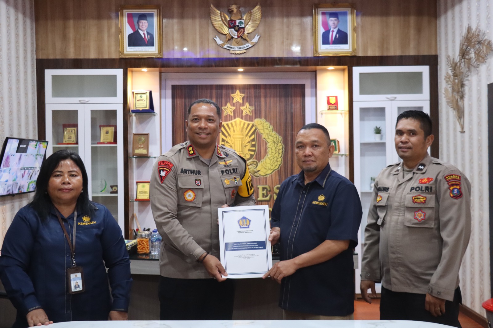 Polres Humbang Hasundutan Raih Dua Penghargaan Peringkat Pertama dari KPPN Balige