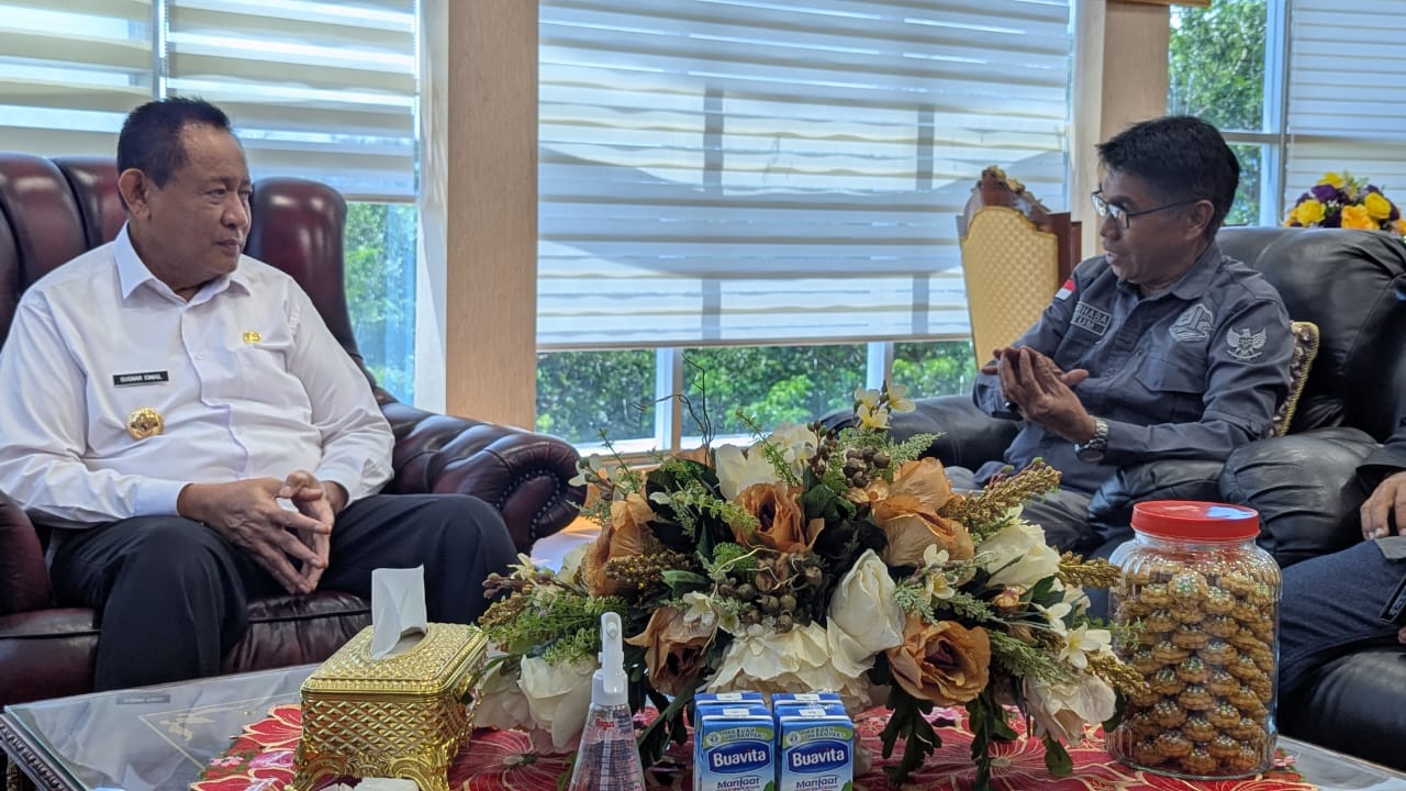Gubernur Gorontalo Terima Ketum PJS, Bahas Rencana UKW Akbar se-Indonesia Timur