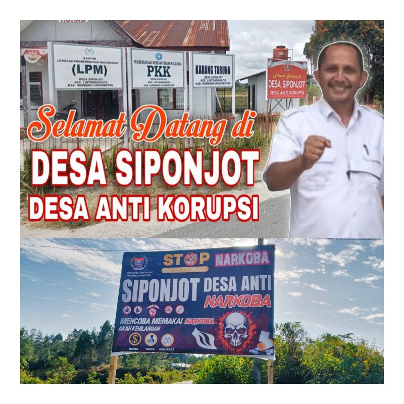 Menjadi Desa Terbaik se-Humbahas, Lantas Apa Saja Keunggulan Desa Siponjot?