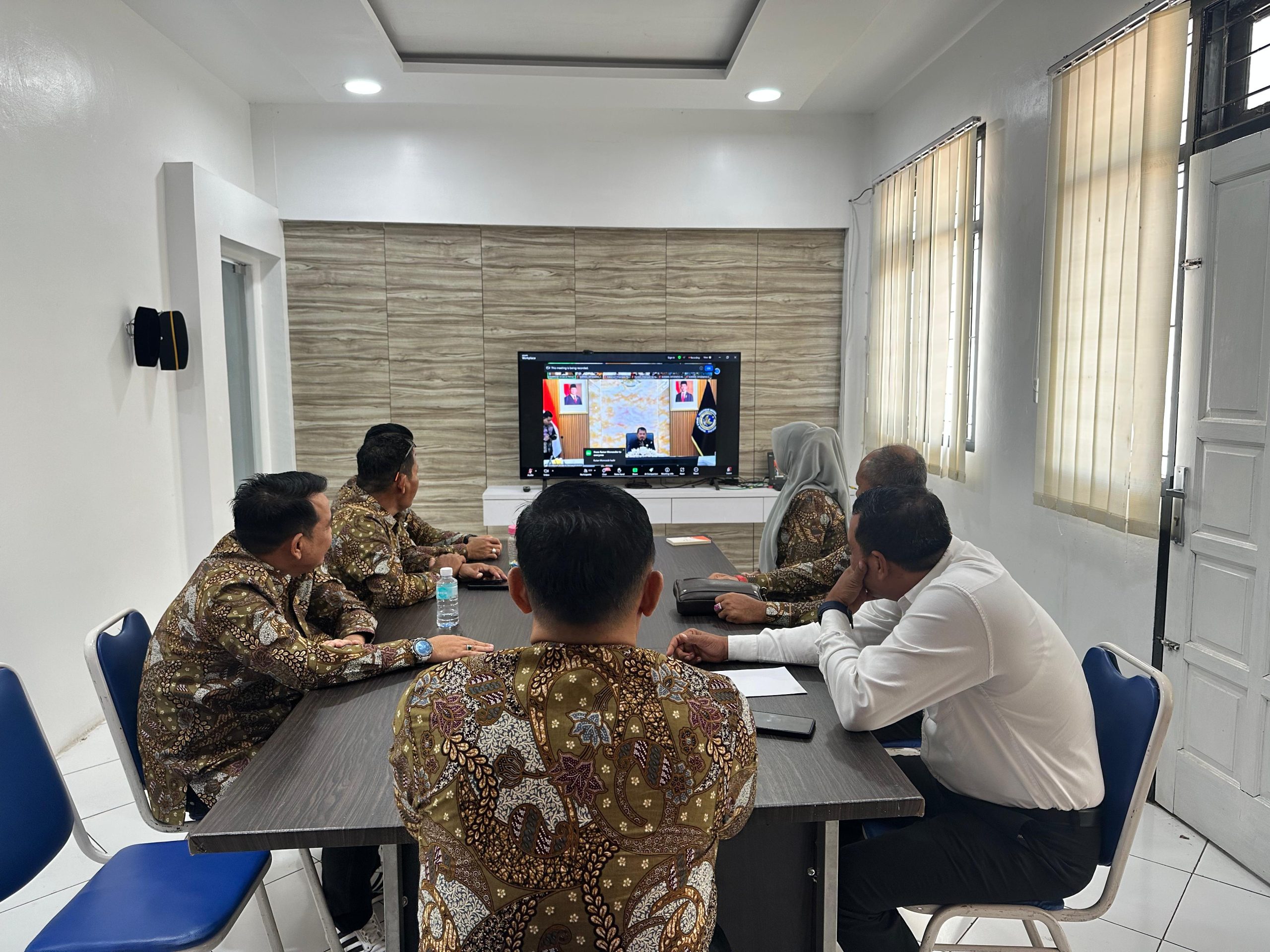 Lapas Kelas IIA Banda Aceh ikuti Pengarahan Dirjen Pemasyarakatan melalui via Zoom