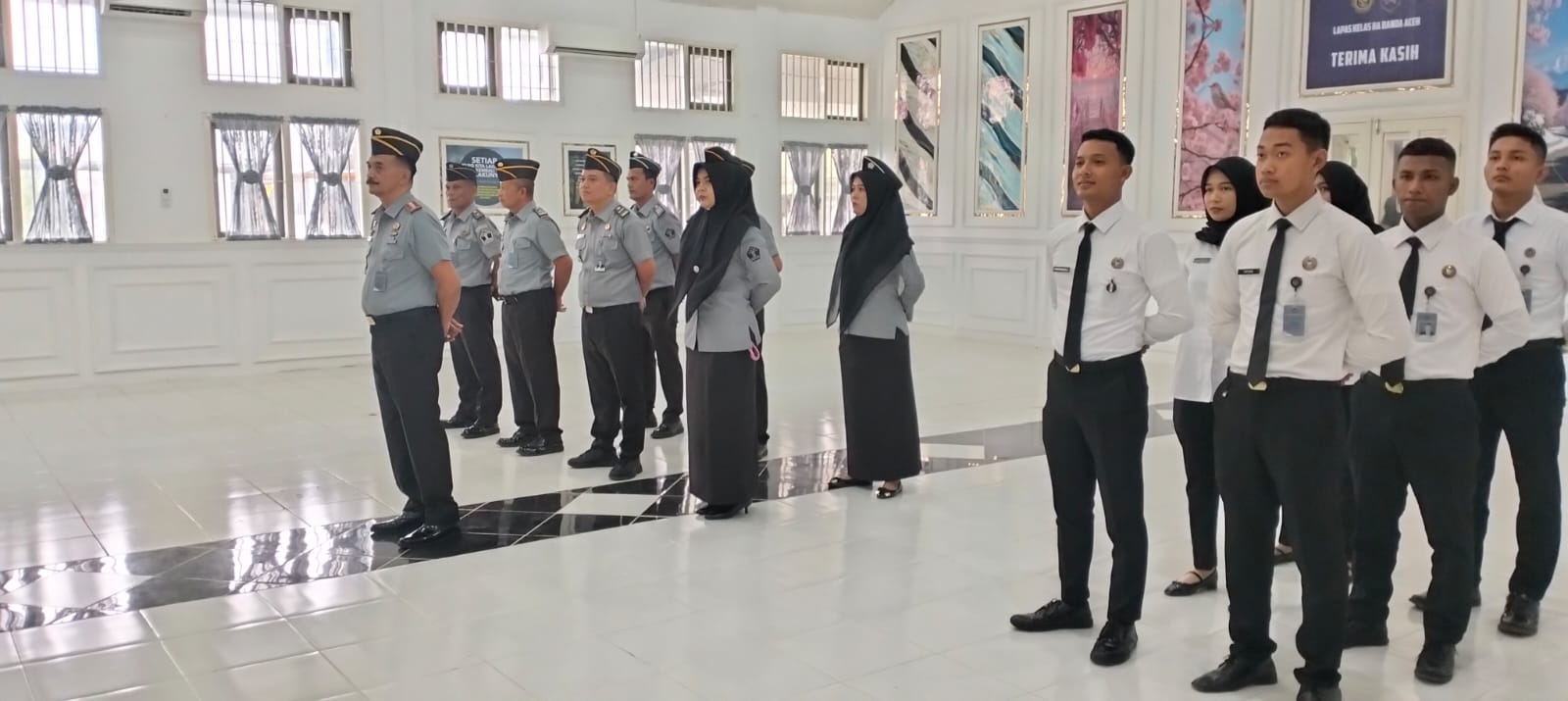 Lapas Kelas IIA Banda Aceh Ikuti Apel Bersama Pegawai Kemenko Polhukam Secara Virtual