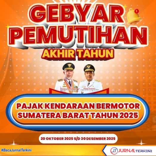 Kabar Gembira! Program Pemutihan Pajak Kendaraan Bermotor di Sumbar Diperpanjang hingga 30 Desember 2025