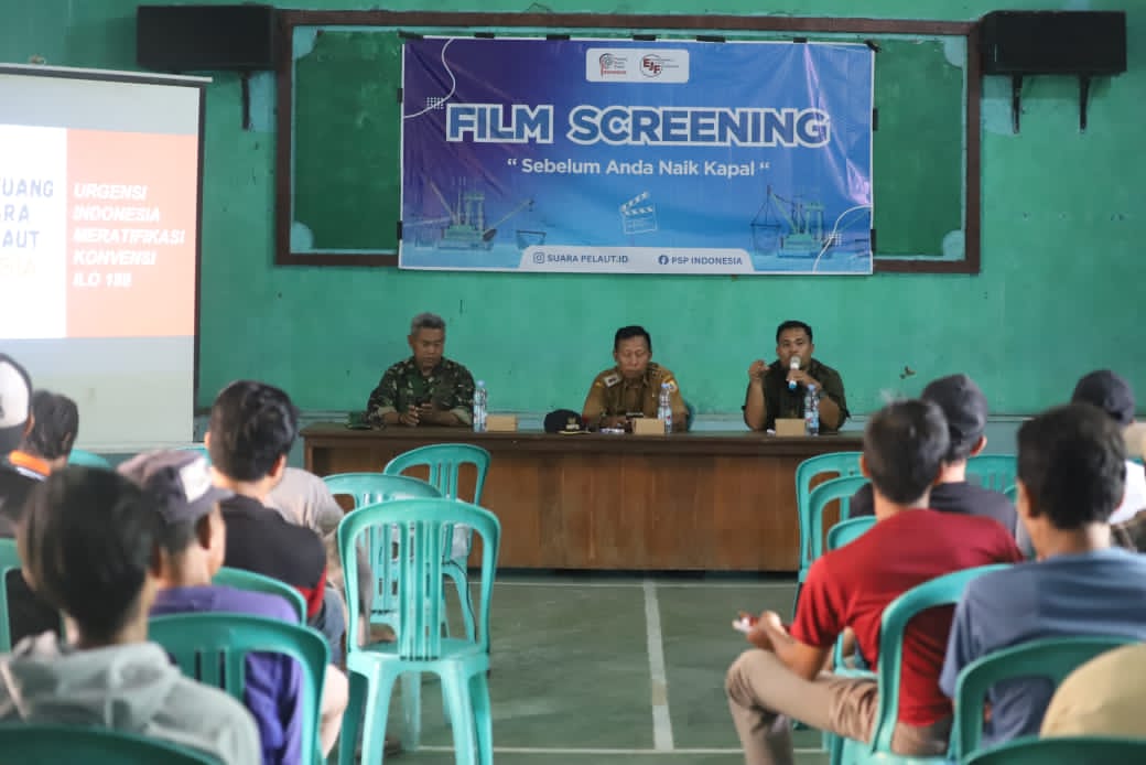 Tekan Risiko Kecelakaan Kerja Awak Kapal Penangkap Ikan, PSP Indonesia dan EJF Gelar Screening Film Dokumenter