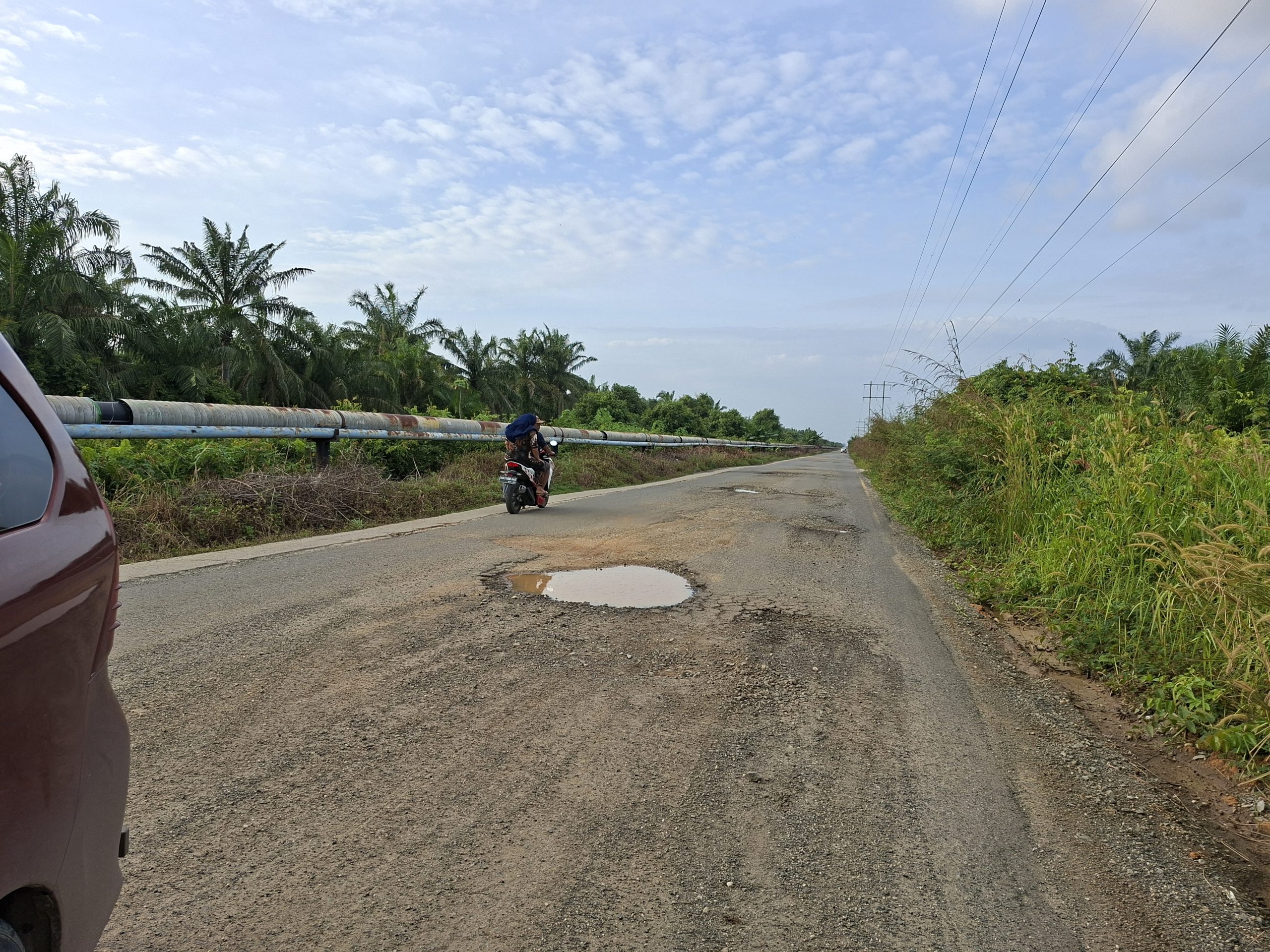 Jalan Nasional Rasa Kubangan, Lintas Sumatera Uji Nyali Pengendara