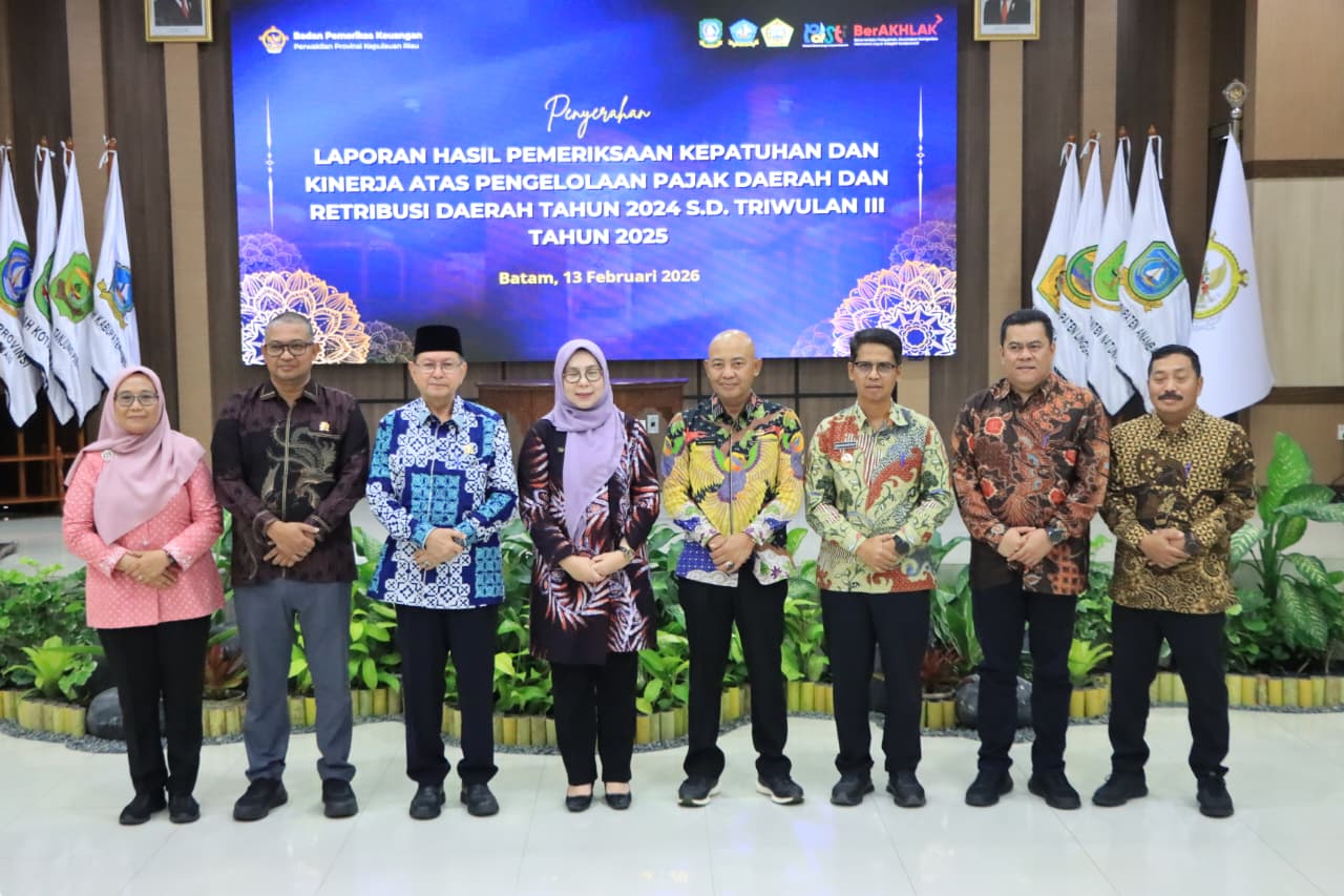 Sekda Bintan Tegaskan LHP BPK Jadi Momentum Refleksi Pengelolaan PAD dan Retribusi Daerah