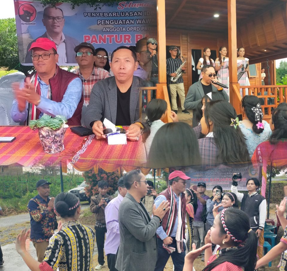 Mengintip Kedekatan Bupati JTP dan Pantur Banjarnahor di Sopo Marpadot