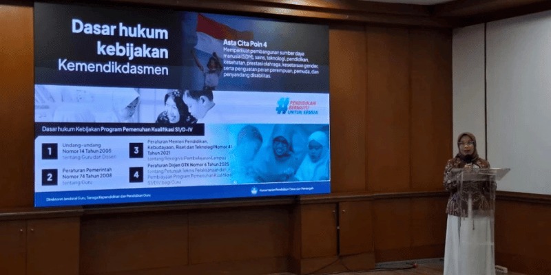 Program S-1/D-IV Guru Dikebut lewat RPL, Kemendikdasmen Siapkan Skema Studi Fleksibel dengan 113 LPTK