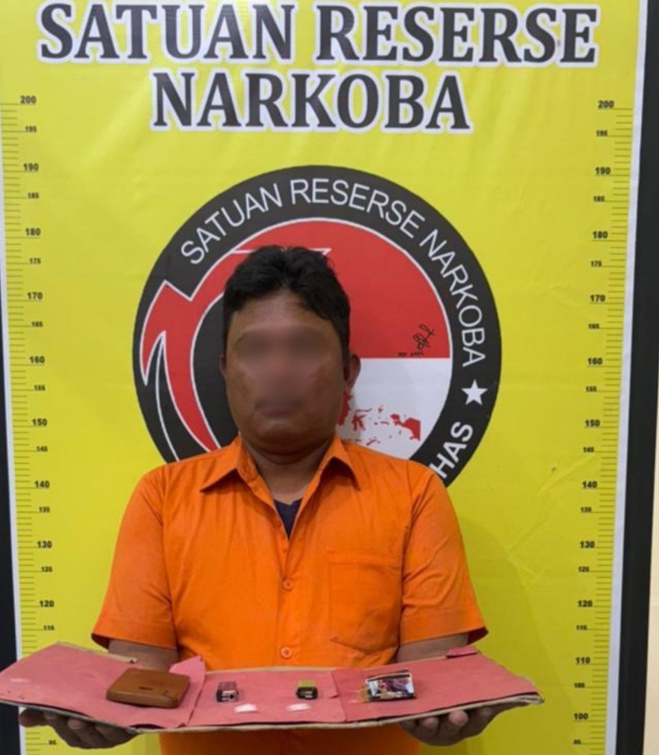 Kasus Sabu, Warga Paranginan Dicokok Polisi di Lintong Nihuta