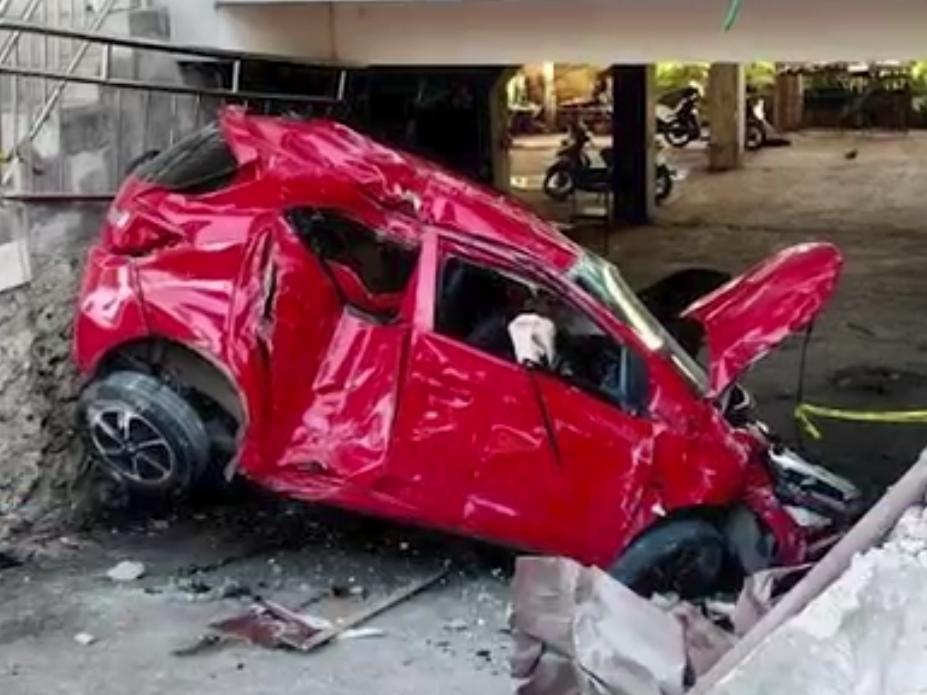 Kecelakaan Tunggal di Kupang, Honda Brio Terbalik dan Renggut Nyawa Penumpang