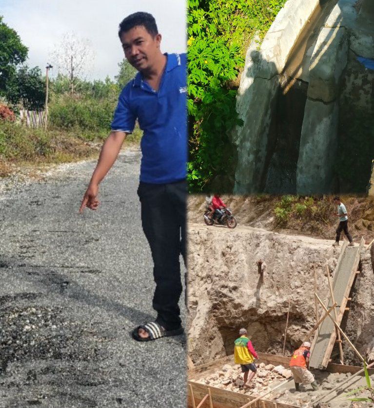 Hitungan Bulan, 3 Proyek Fisik di Era Kepemimpinan Oloan Nababan di Kecamatan Pollung Babak Belur, PUTR Humbahas Cuek