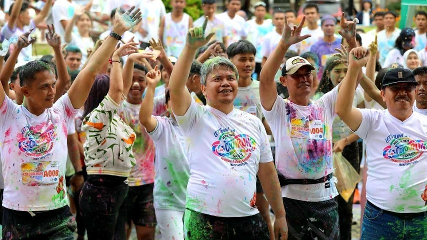 Pemkab Taput Dorong Sport Tourism Lewat Colour Run SAFEST Season 6